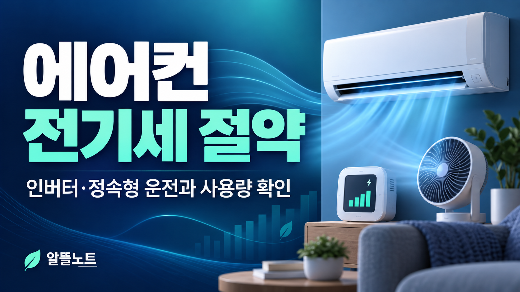 에어컨 전기세 절약과 인버터 정속형 운전방법