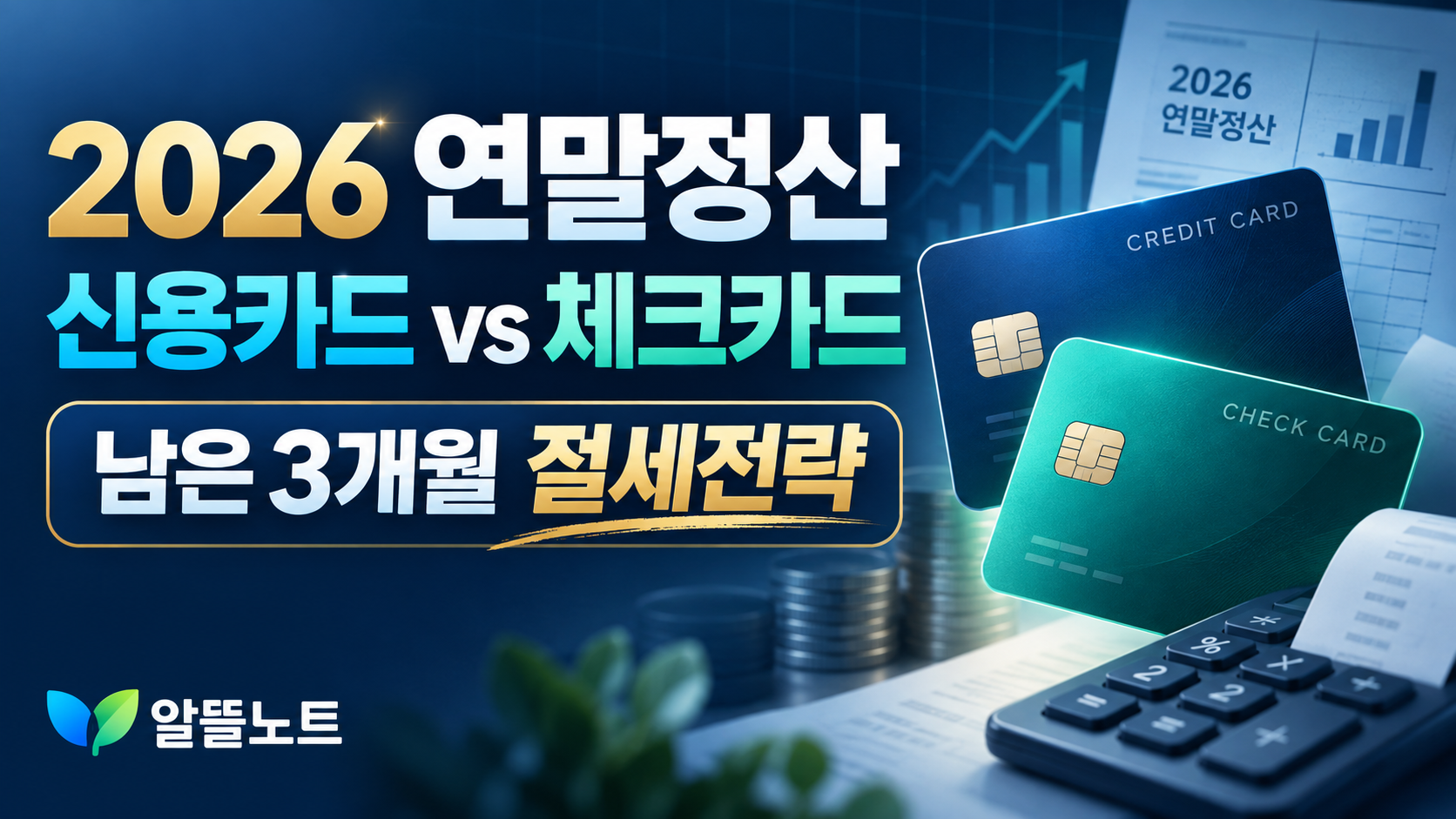 2026 연말정산 신용카드 체크카드 소득공제 절세전략